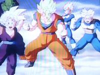 une photo d'Ã©cran de Dragon Ball Z -  Chikyuu-Hen sur Bandai Playdia